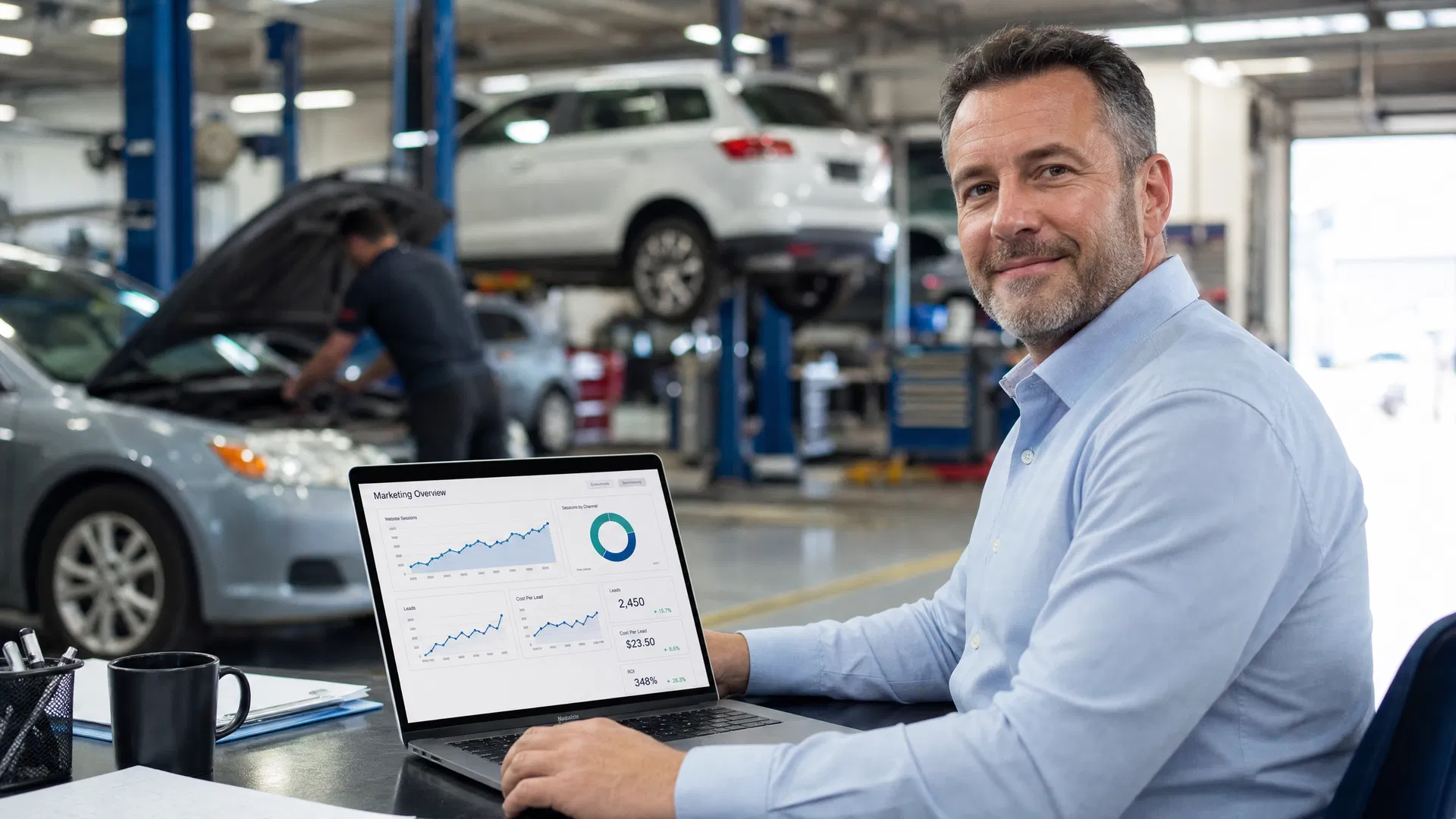 Auto repair shop marketing plan guide overview